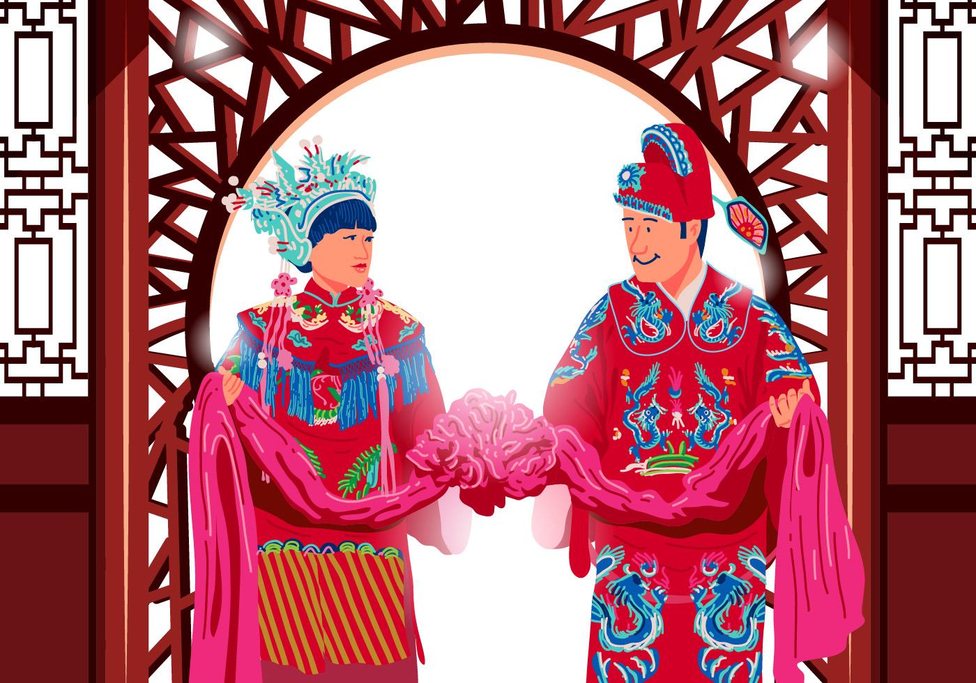 中国传统婚礼插图0