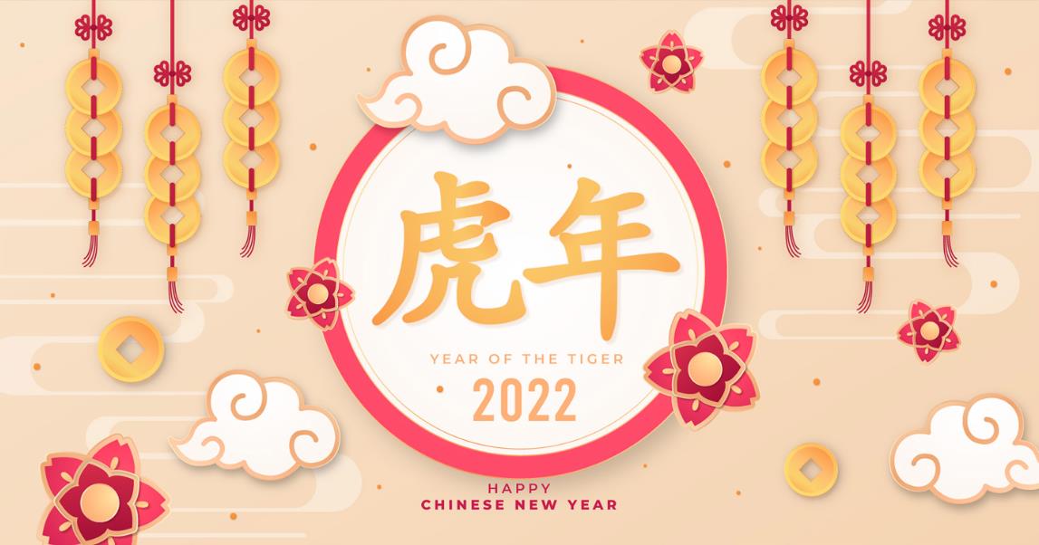 2022虎年新年主题展板0