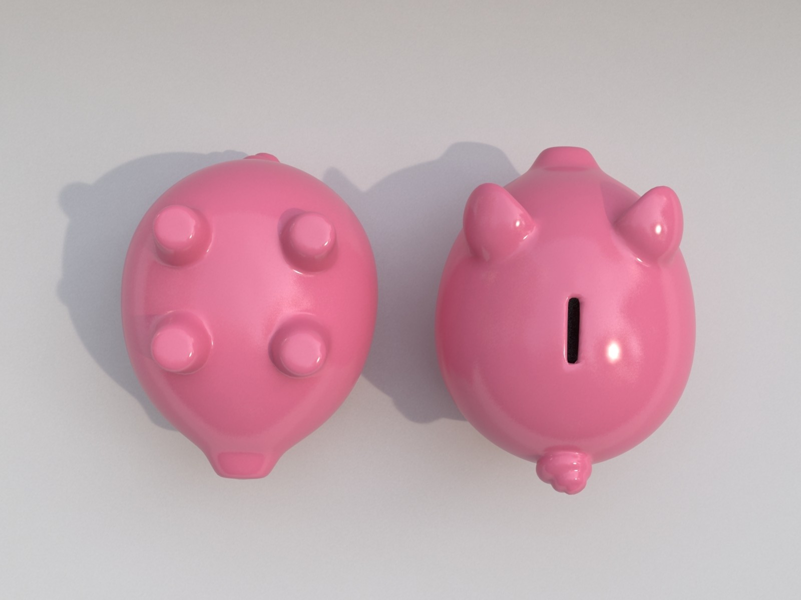 小猪存钱罐3d模型3