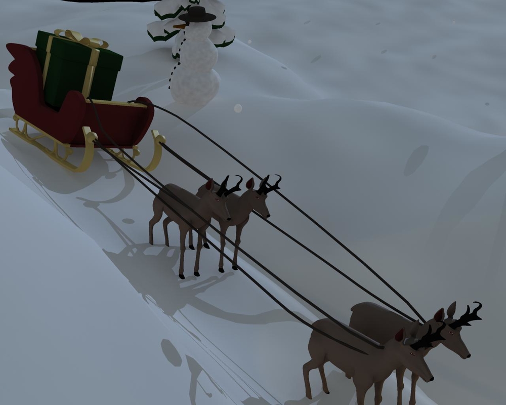 圣诞老人小屋模型2