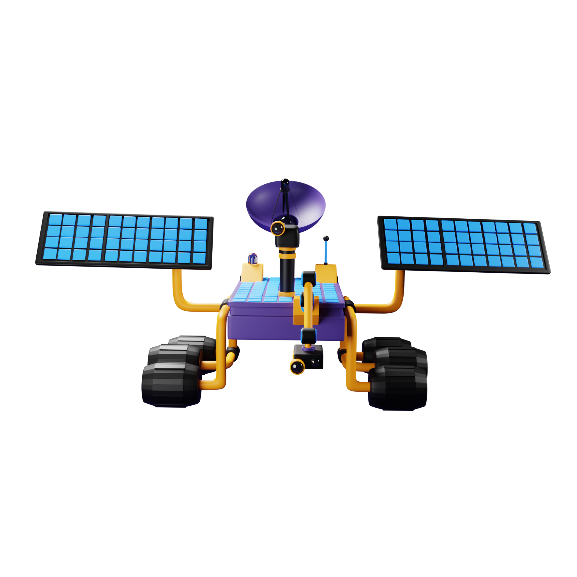 航天探测器3D模型1