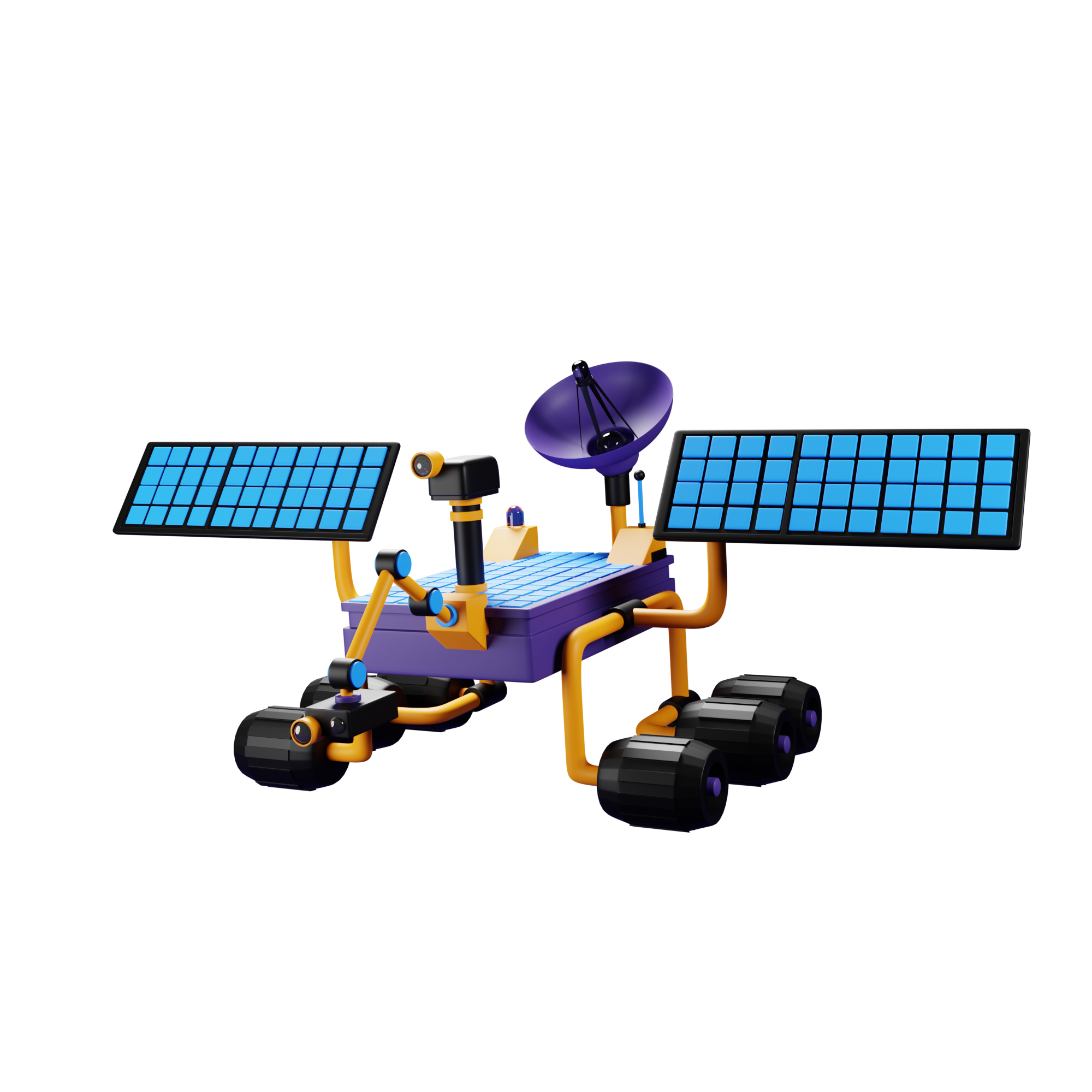 航天探测器3D模型2