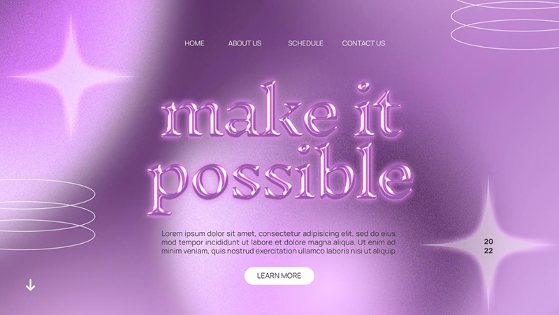 紫色音乐网页设计模板0