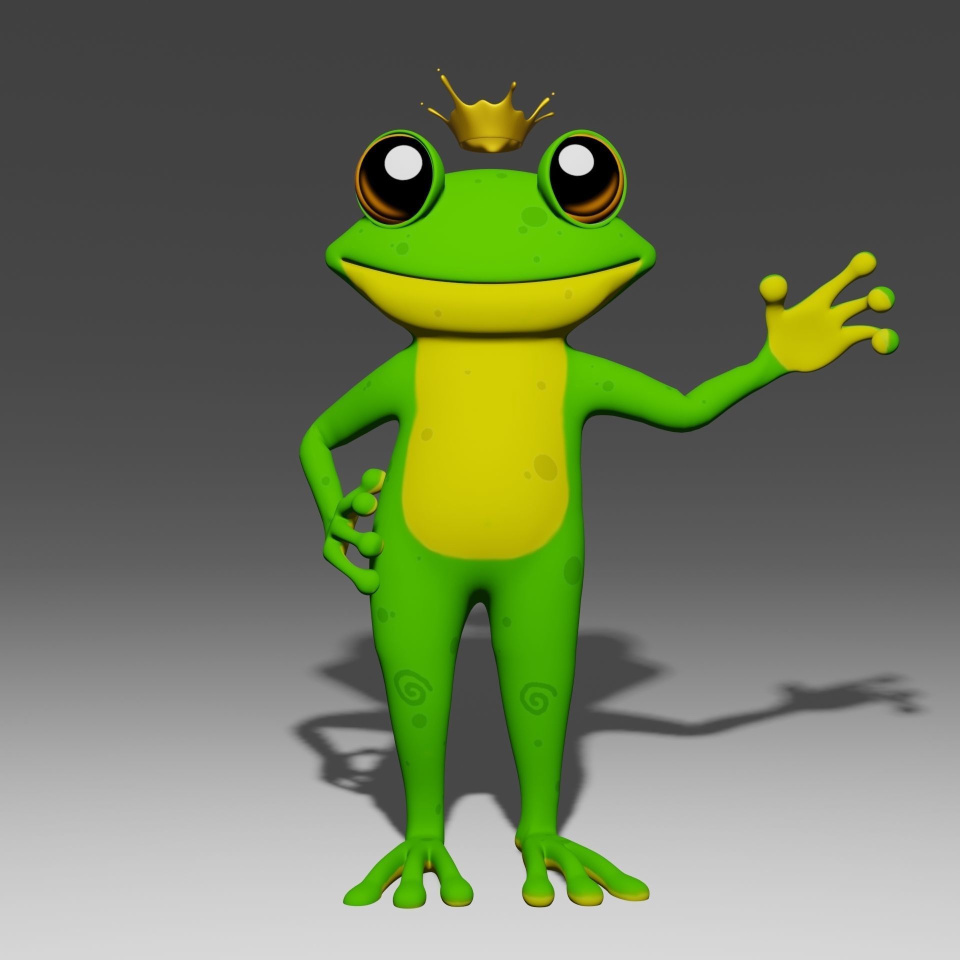 青蛙王子3D模型0