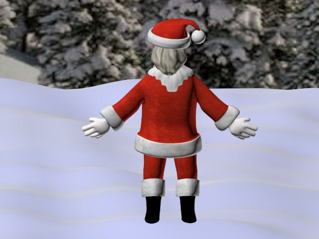 圣诞老人模型下载0