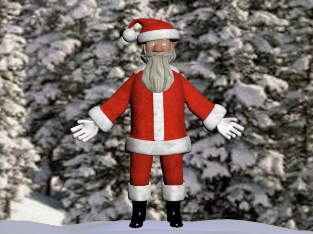 圣诞老人模型下载1