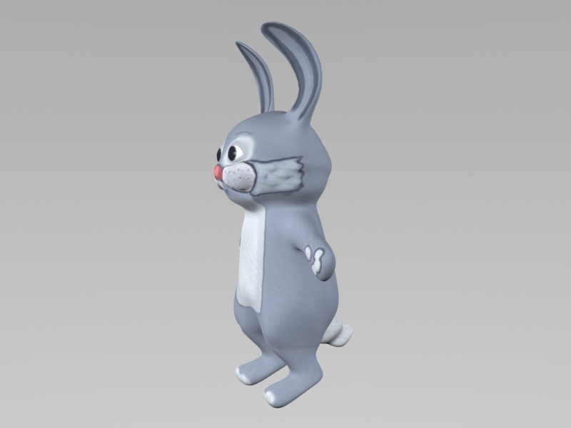 3d兔子模型3