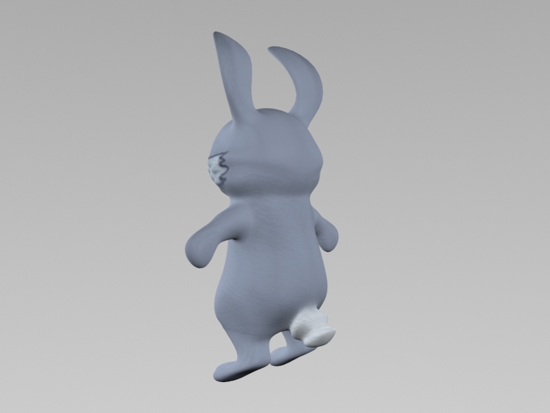 3d兔子模型4
