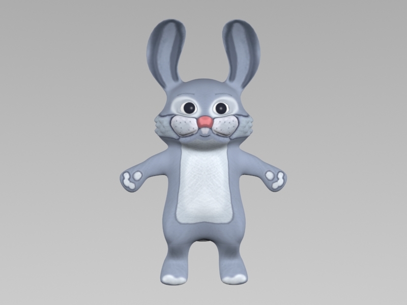 3d兔子模型1