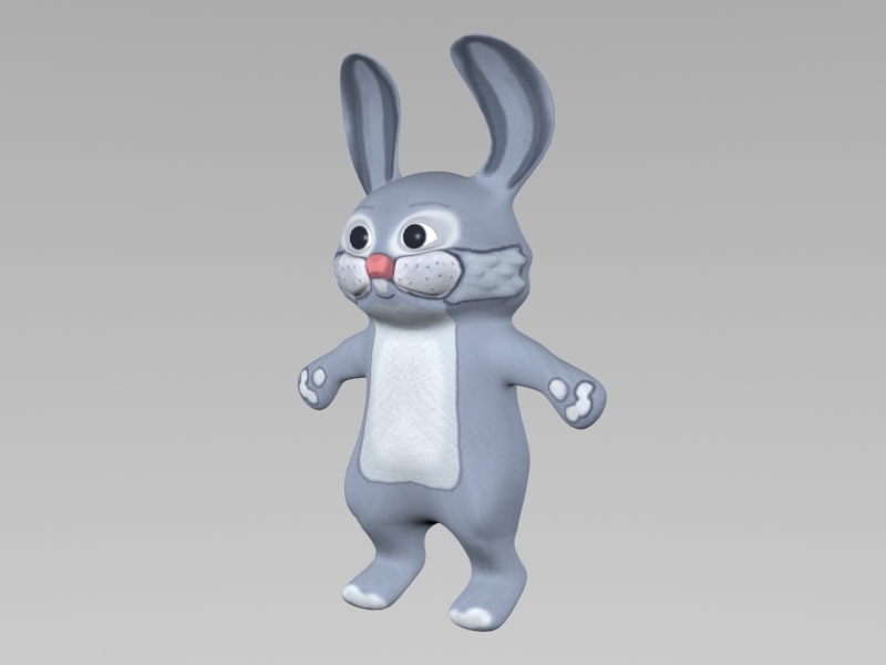3d兔子模型2