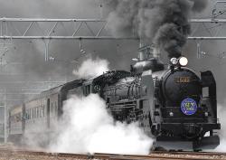 黑色的蒸汽火车