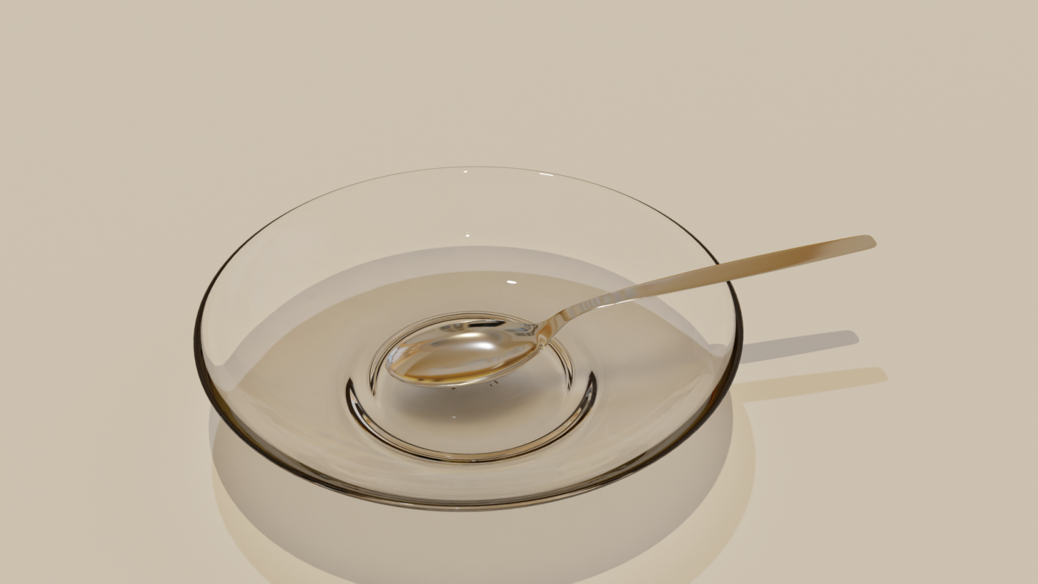 碟子和勺子3D模型0