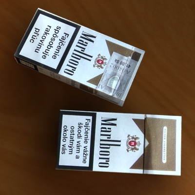 香烟盒模型2