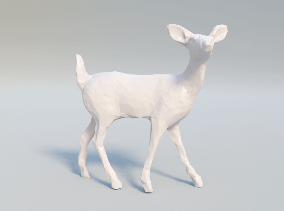 小鹿3d模型0