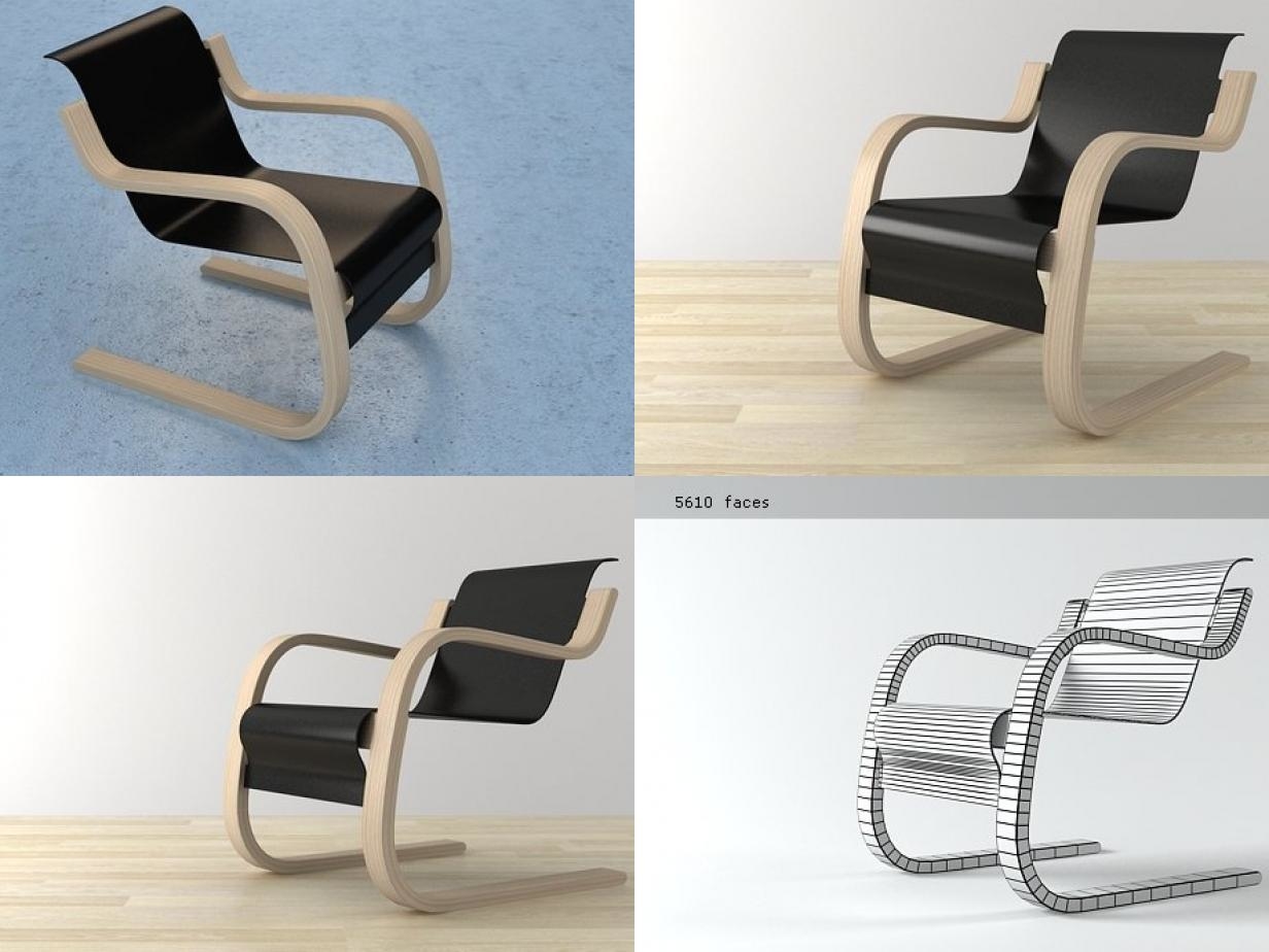 扶手椅模型0