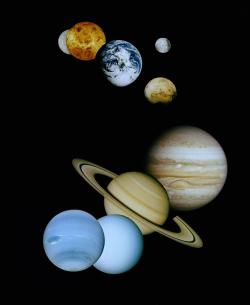 太阳系的八大行星