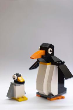 乐高积木企鹅造型