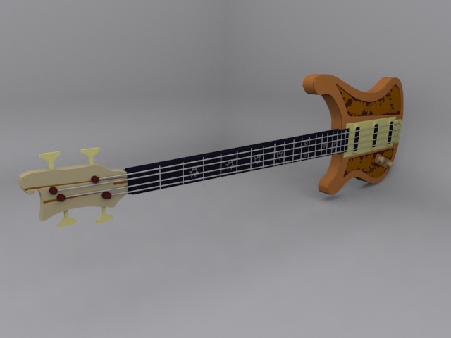 乐器3d模型2