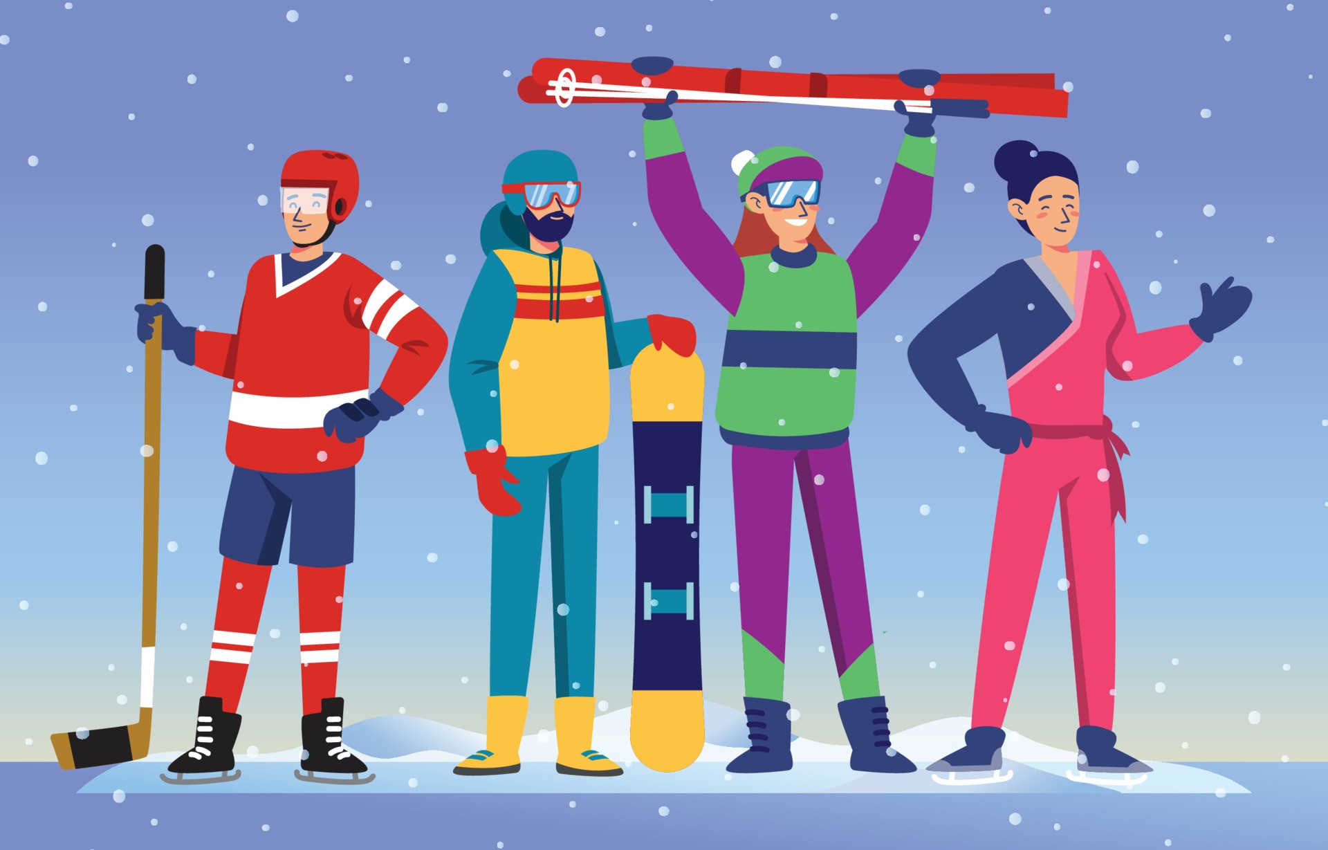 奥林匹克体育冬季人物插图0