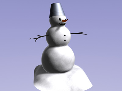 3d雪人模型0