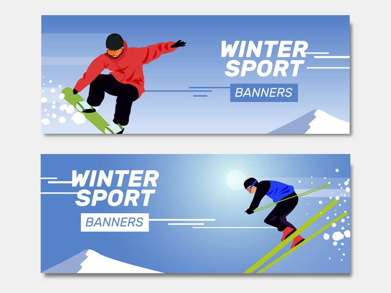 2022冬奥会滑雪比赛横幅0