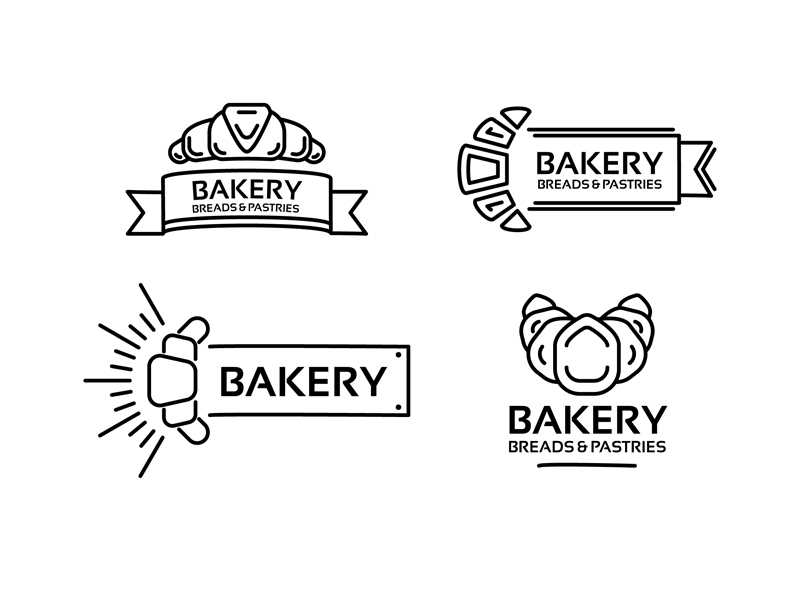 面包品牌logo简约标志0