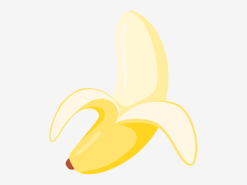 剥开的香蕉插图0