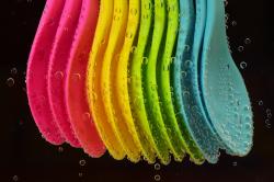 彩色塑料勺