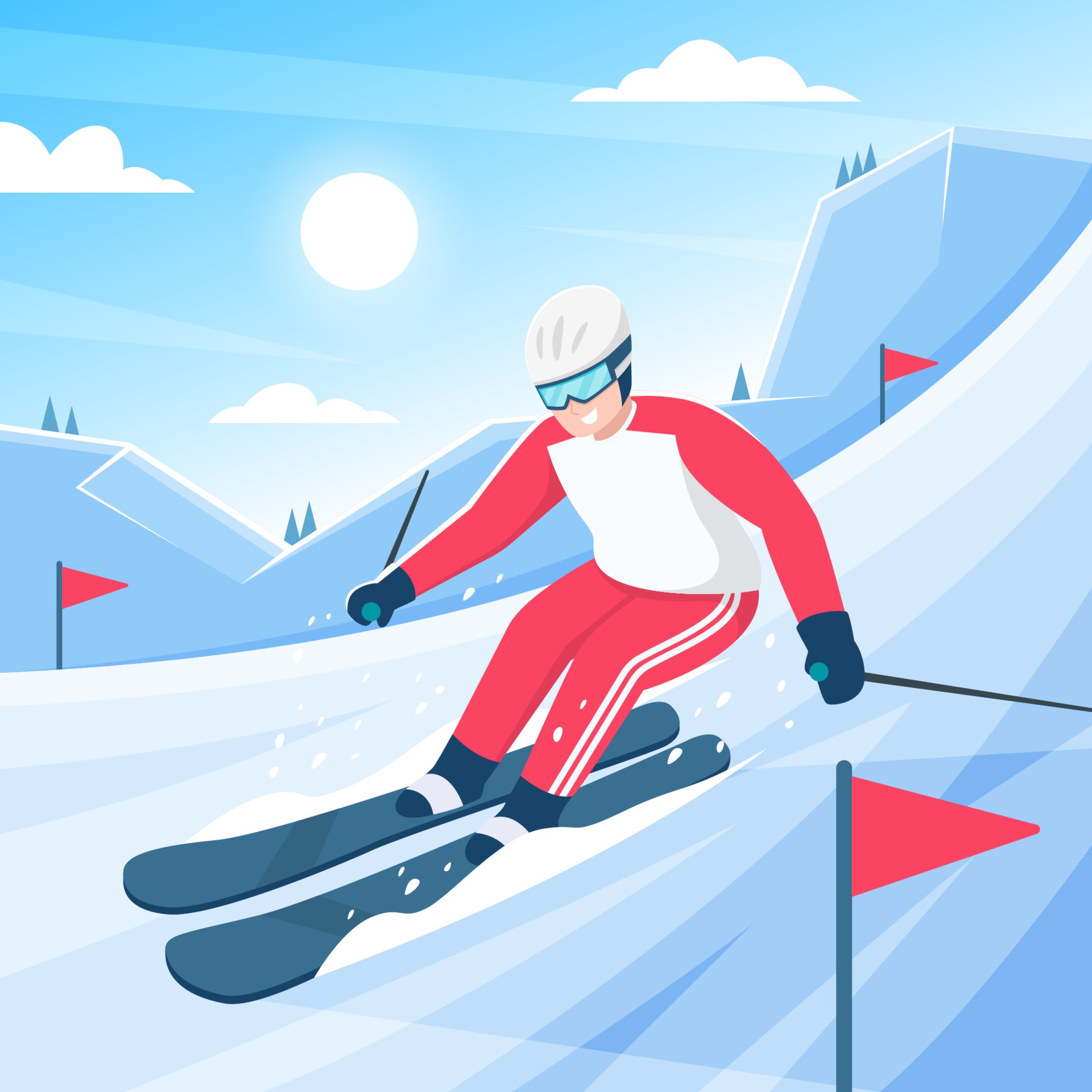 冬季奥运会滑雪运动插图0