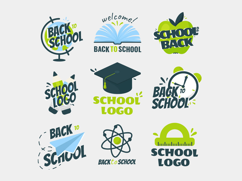 小学学校标志设计logo0