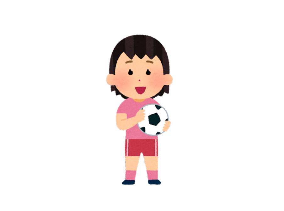 女足运动员插画0