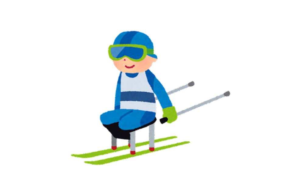 残奥越野滑雪插画0
