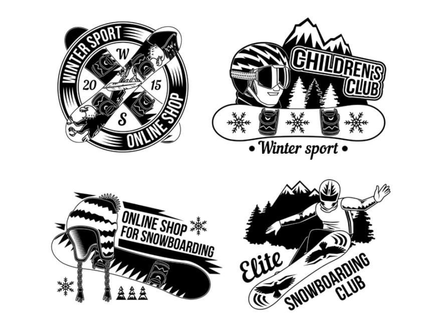 单板滑雪俱乐部logo图标0