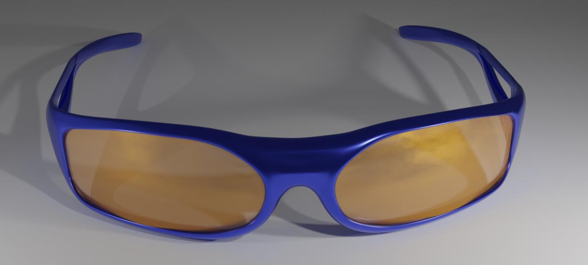运动防护眼镜3d模型0