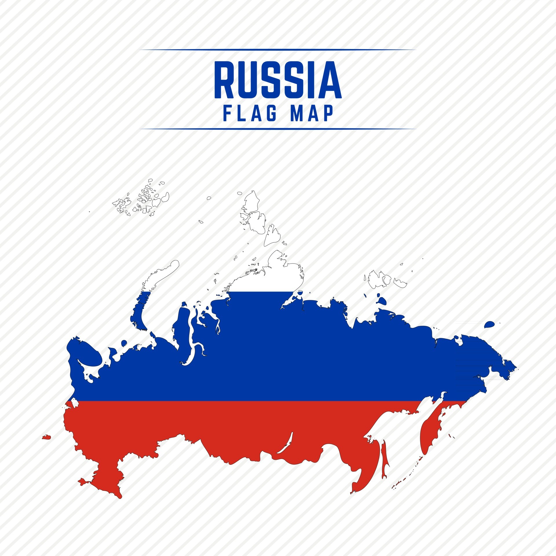 俄罗斯国旗地图插图0