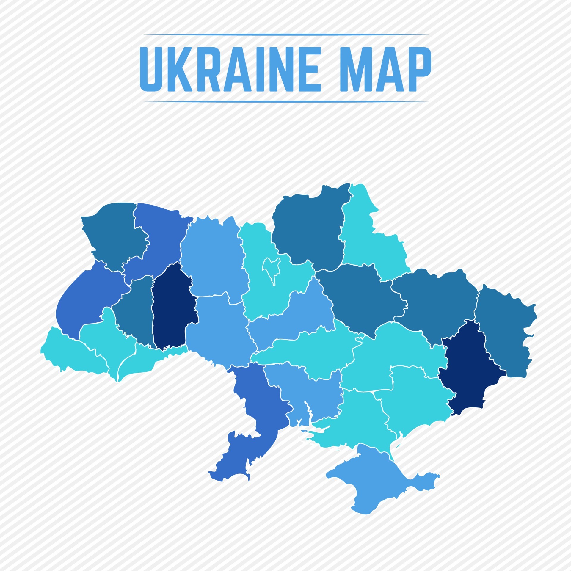 乌克兰国家地图插图0