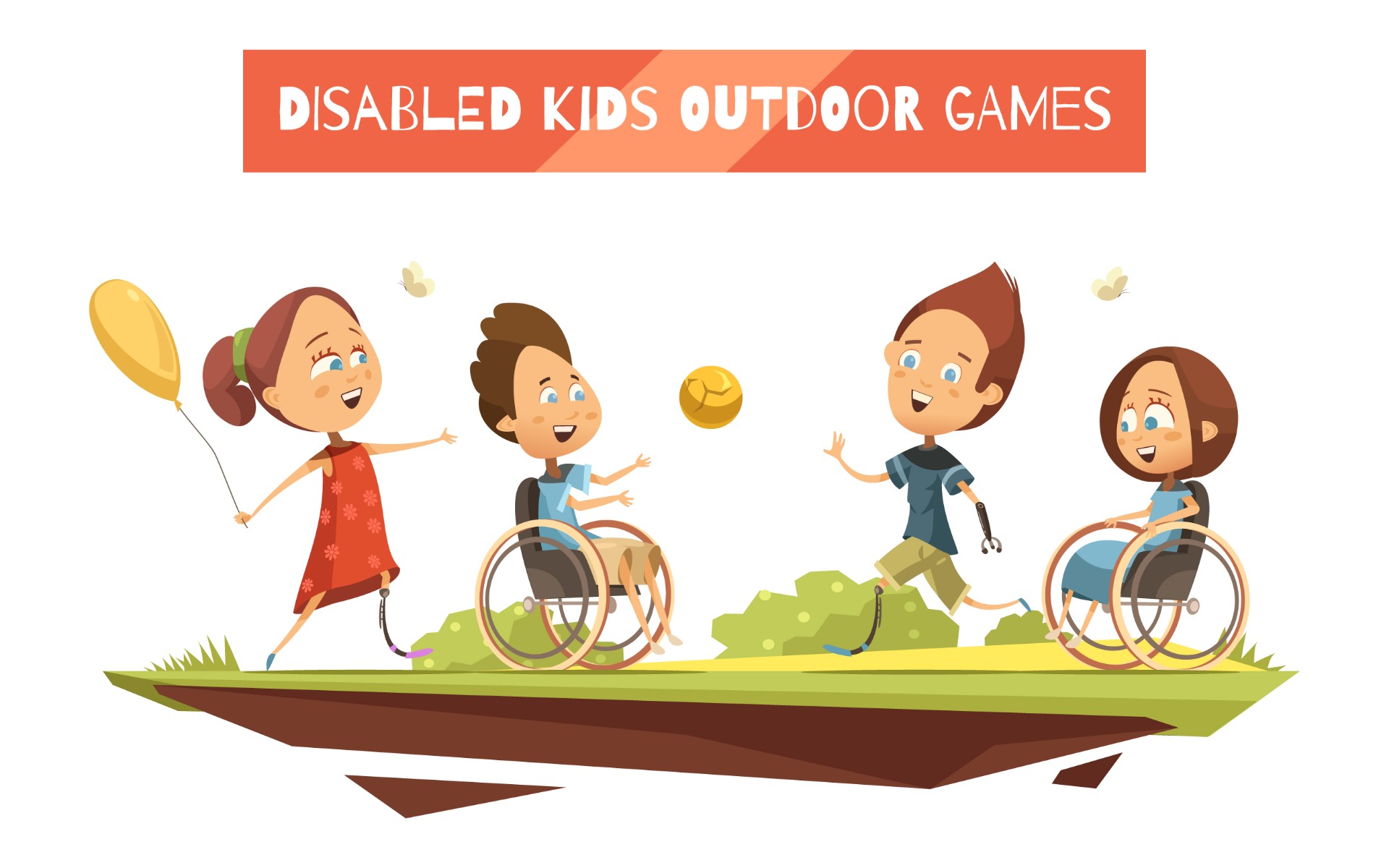 残疾儿童户外游戏插图0