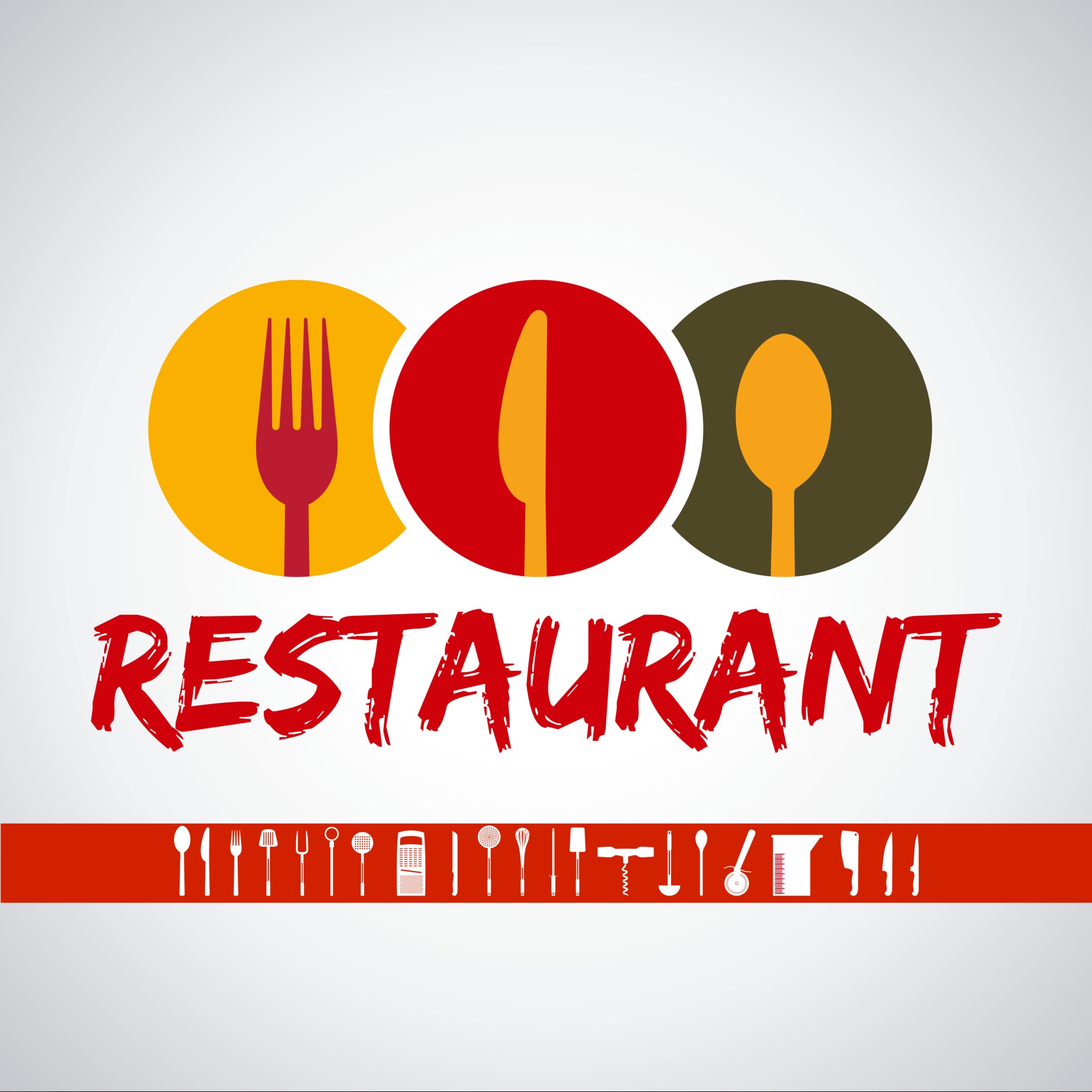 餐厅餐具logo0