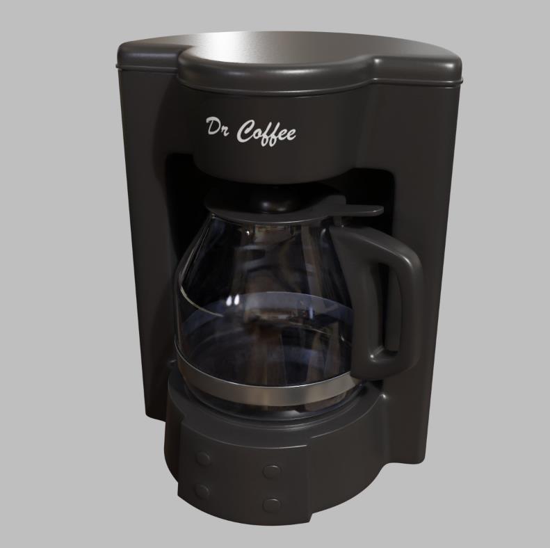 咖啡壶3d模型0