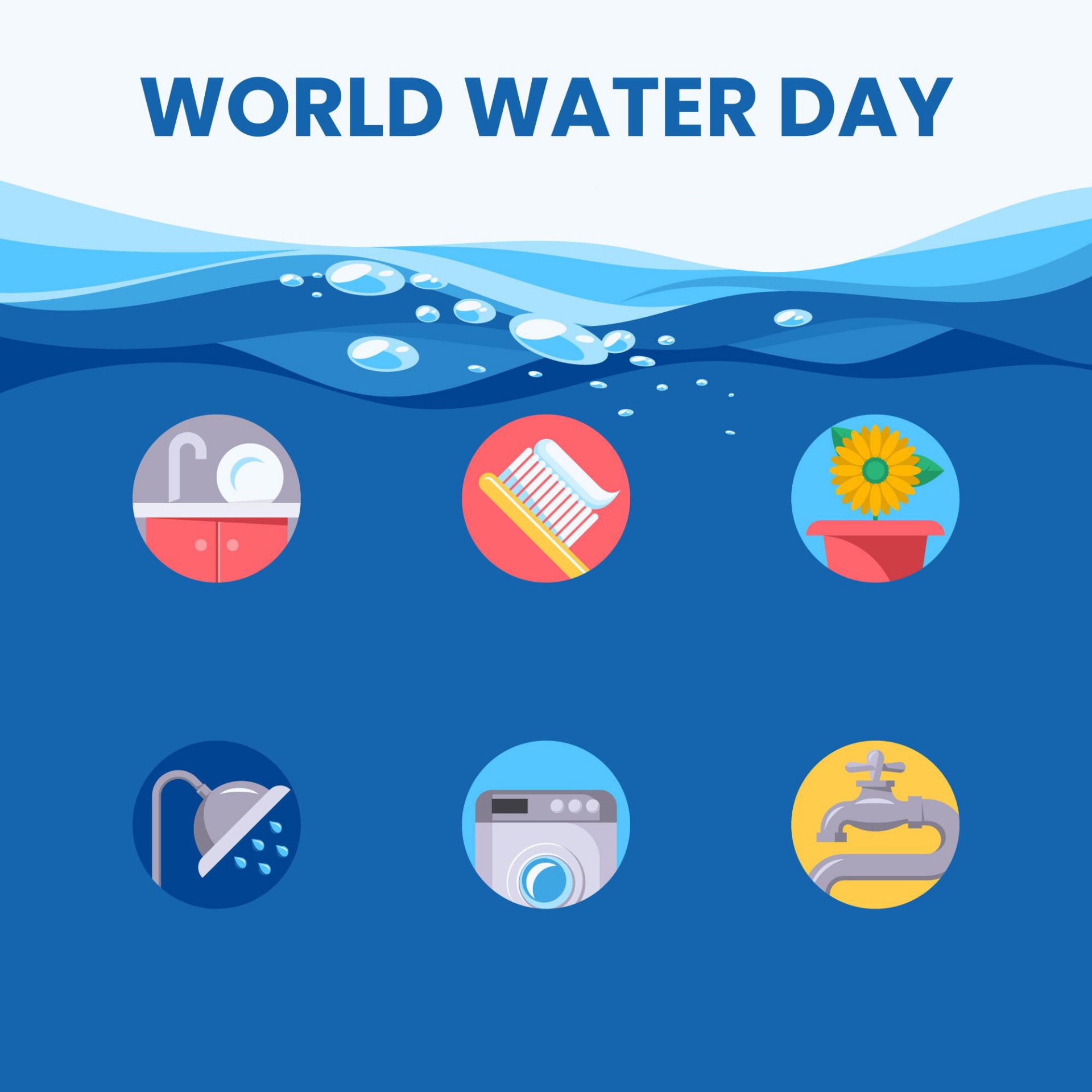 世界水日日常用水宣传插图0