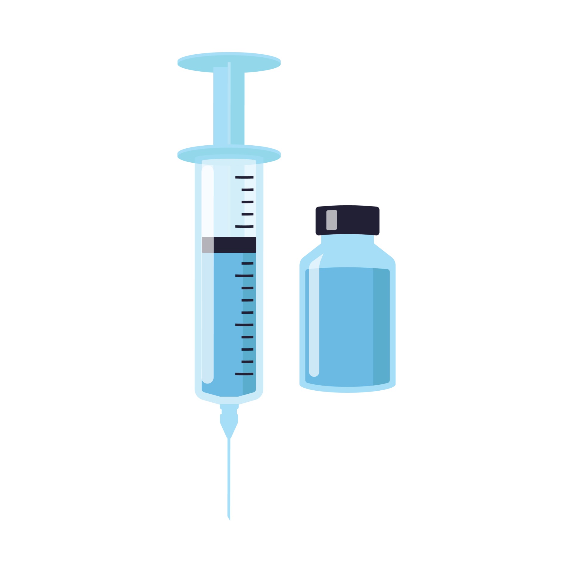 注射器和疫苗瓶插图0