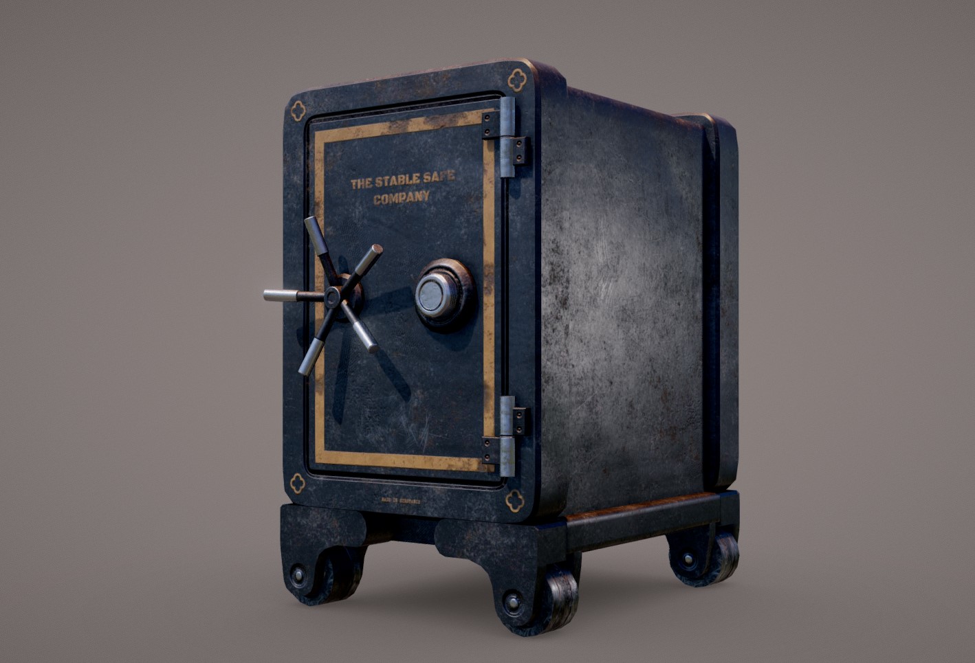 古董保险箱3d模型0