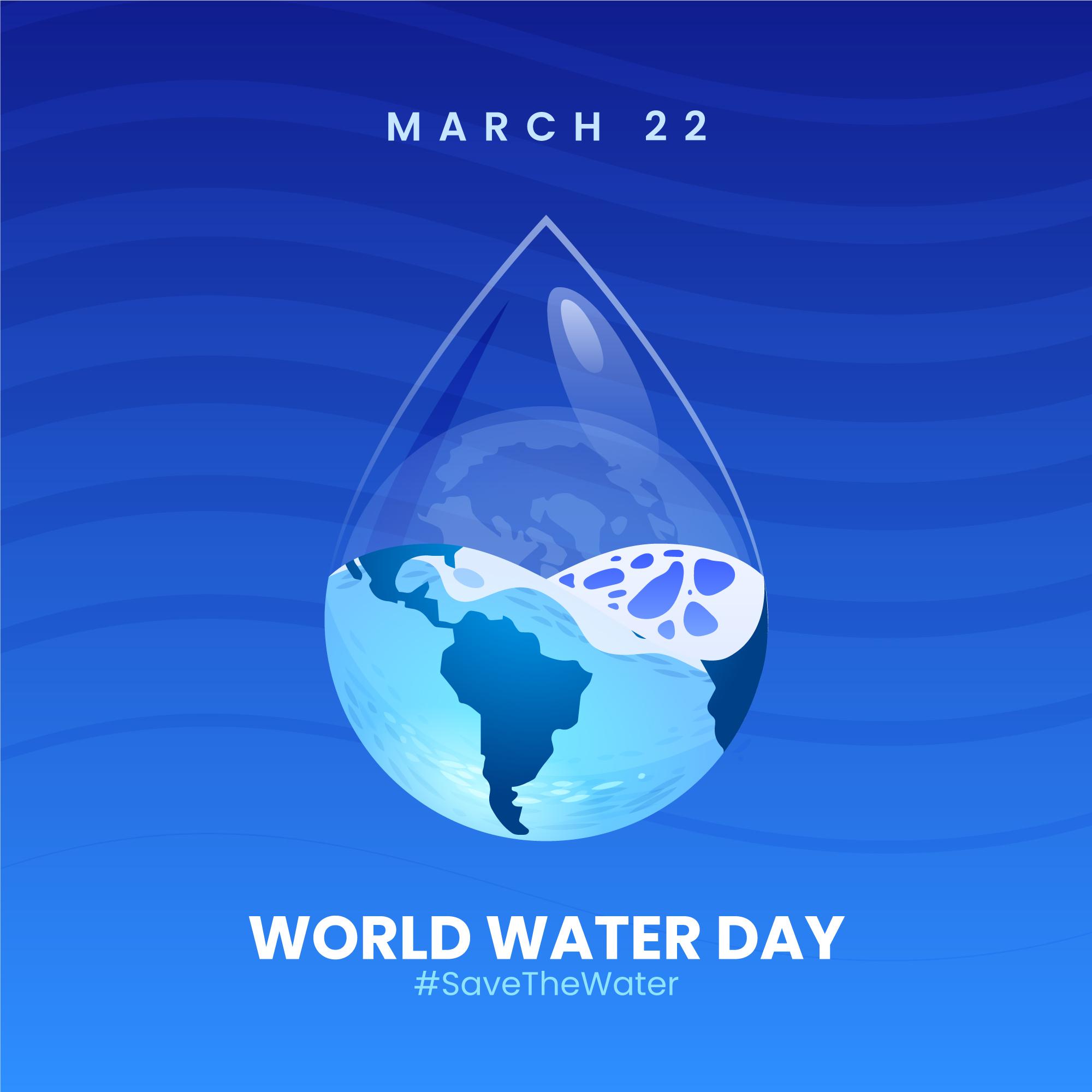 世界水日水滴插图0
