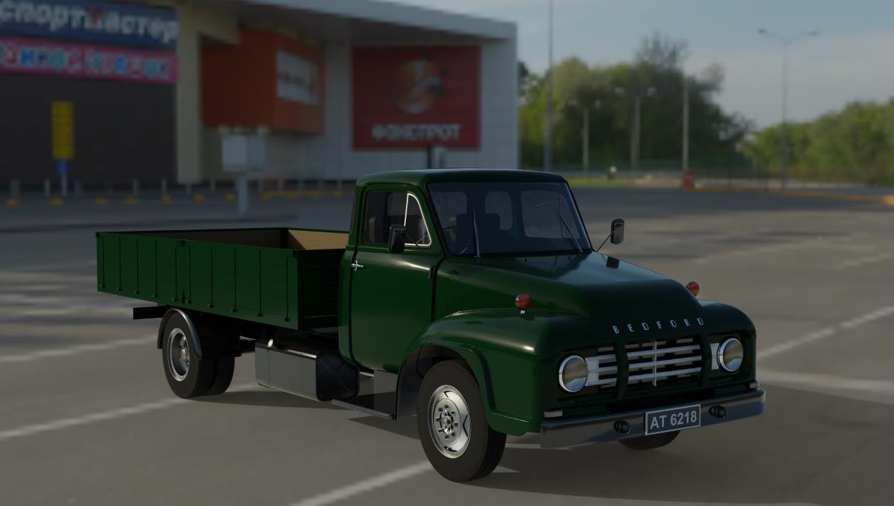 贝德福德绿色卡车模型0
