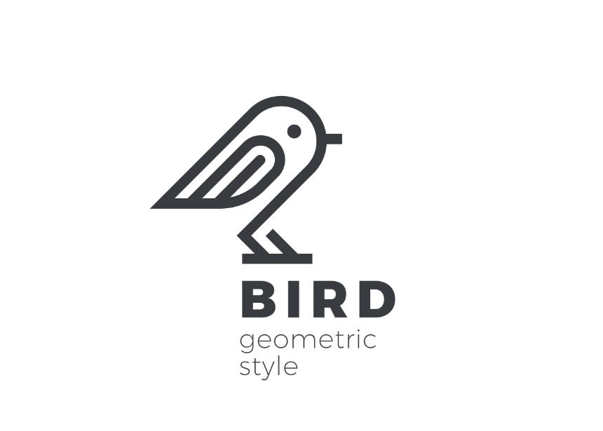 小鸟简约logo标志0