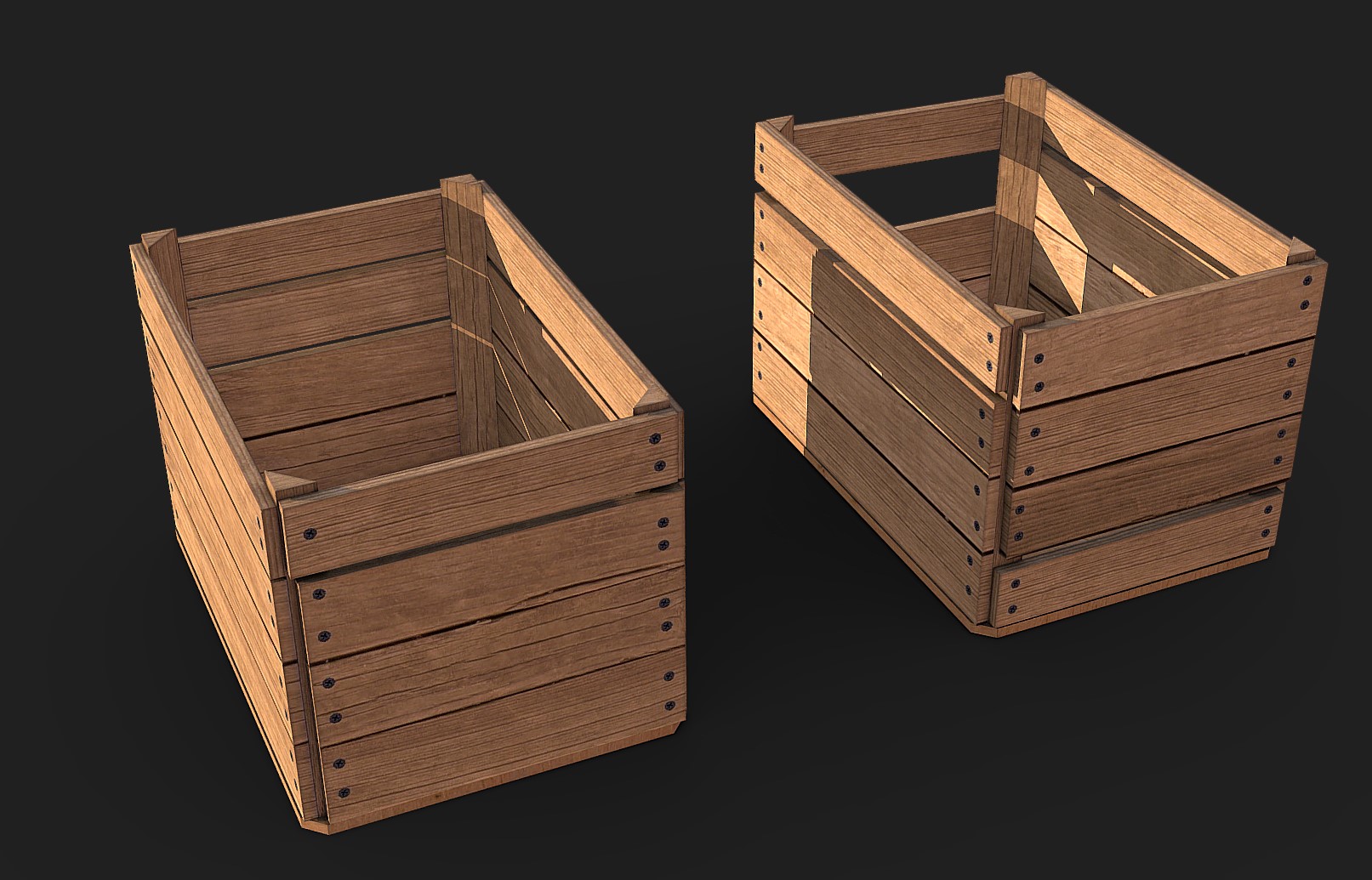 木箱3d模型0