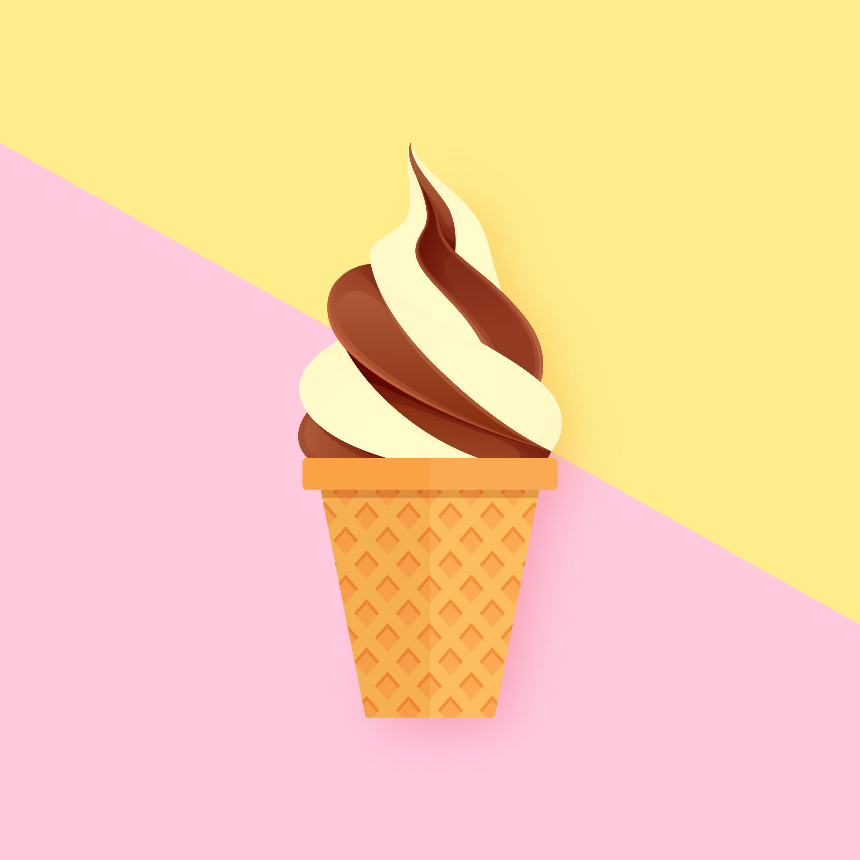 冰淇淋背景插图0