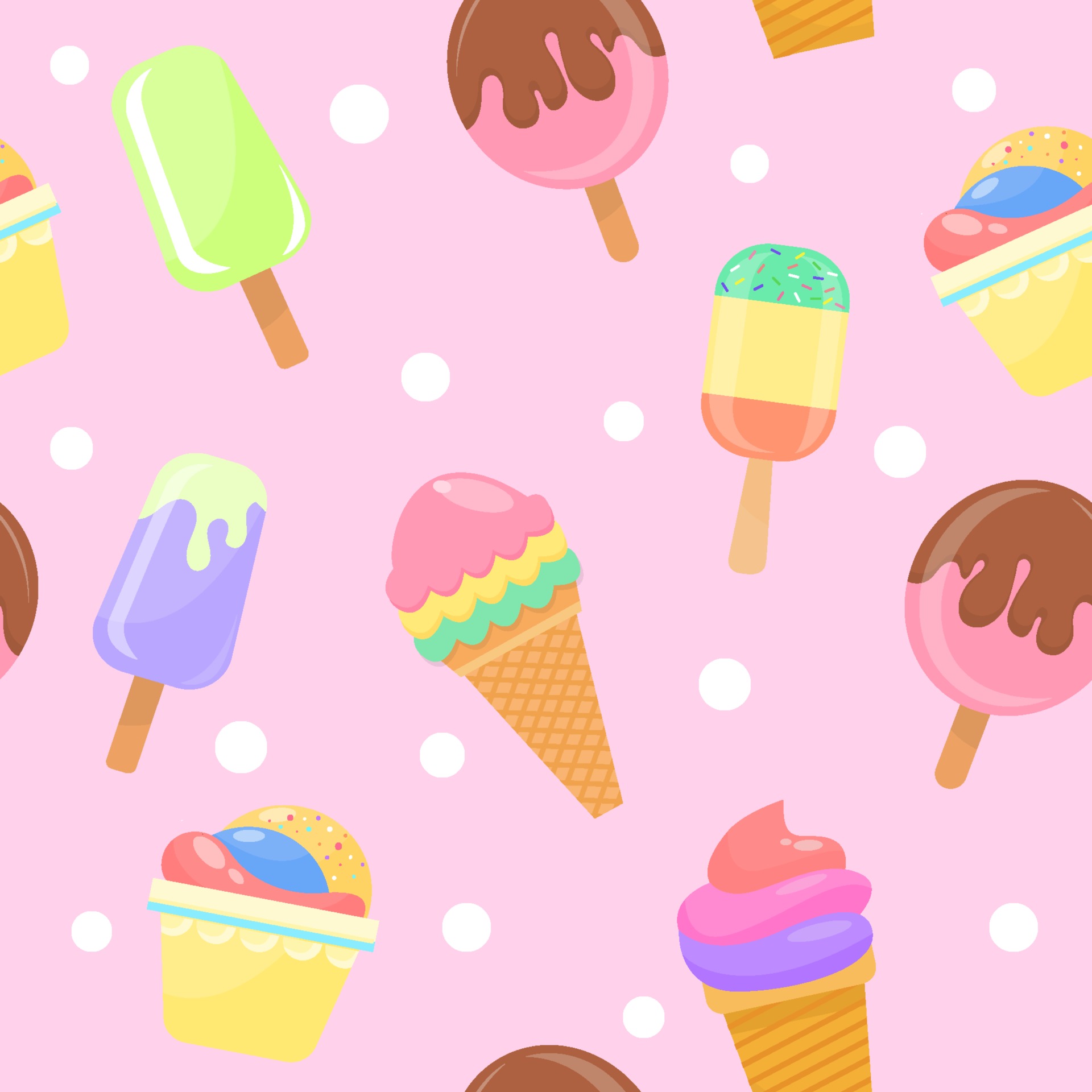 冰淇淋雪糕背景插图0