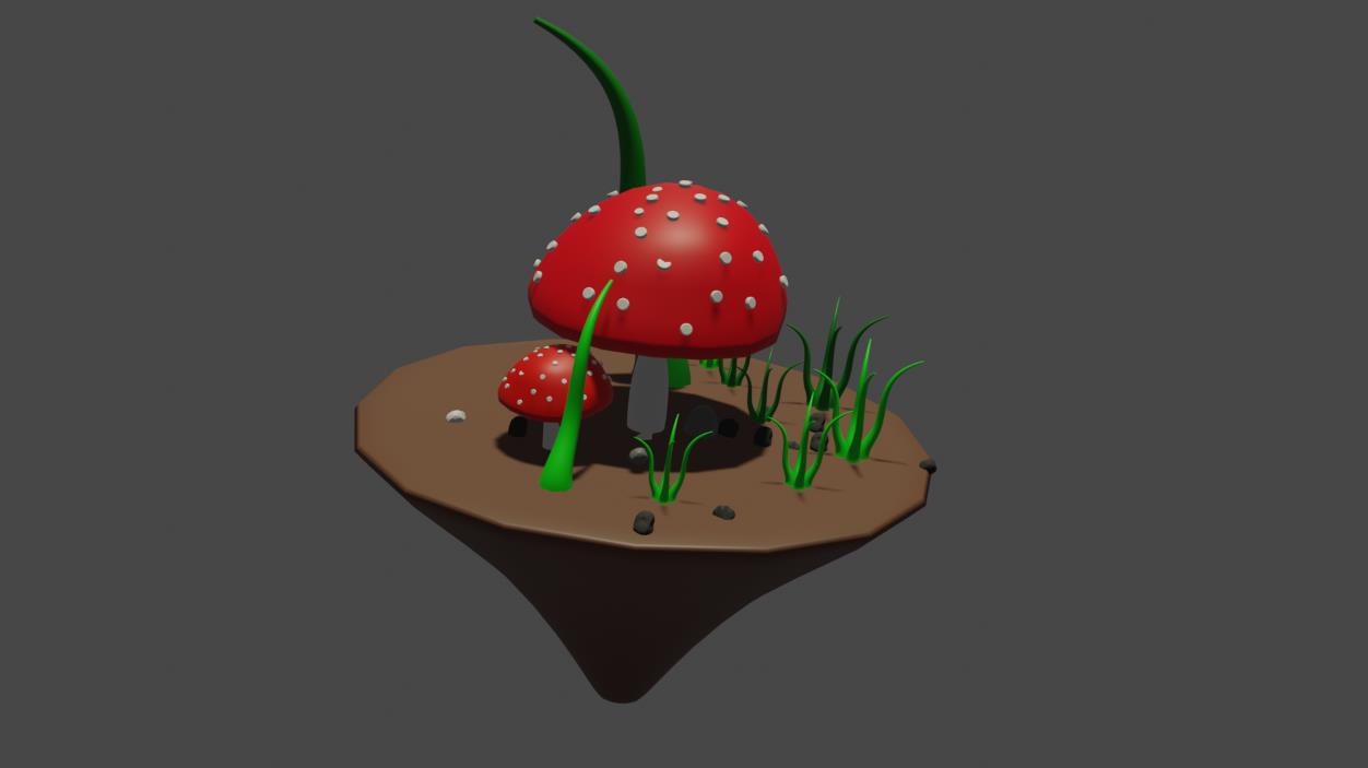 蘑菇岛3d模型0