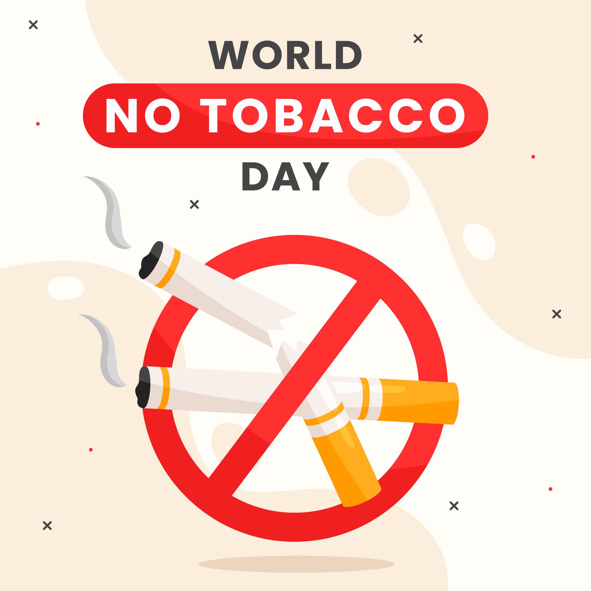 世界无烟日禁止抽烟标志插图0